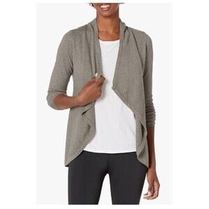 Aventura Rhonna Cardigan NWT Gray Waterfall Sweater Womens Size 3XL